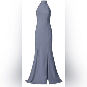Amsale Cora gown/dress in Slate